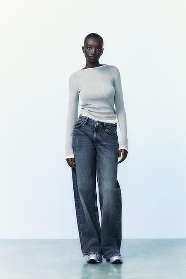 DOUBLE T-SHIRT - Grey marl by Zara - Image 0