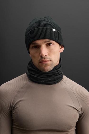 COMBINED FLEECE NECK WARMER - Black by Zara - Image 0