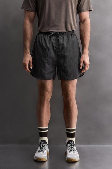 2-IN-1 TRAINING SHORTS - Anthracite grey by Zara