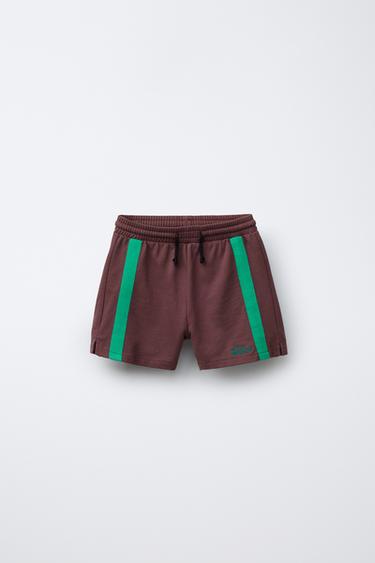 HÔTEL MAGIQUE © X ZARA PLUSH BERMUDA SHORTS - Light brown by Zara - Image 0