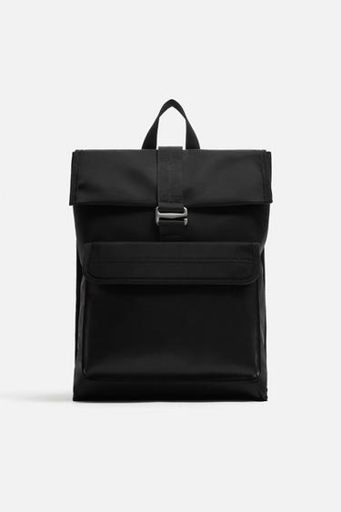 TECHNICAL FLAP BACKPACK - Black by Zara - Image 0