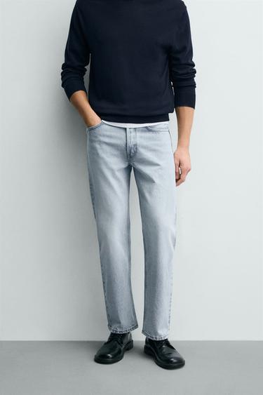 REGULAR FIT JEANS - Light blue by Zara