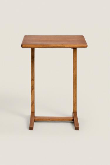 FOLDING ASH SIDE TABLE - Light beige by Zara - Image 0