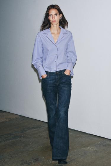 JEANS ZW COLLECTION BOOTCUT LOW-RISE - Blue by Zara