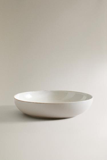 LARGE ECRU SALAD BOWL - Ecru by Zara