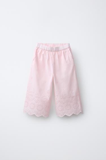 SCHIFFLI CULOTTES - Pastel pink by Zara