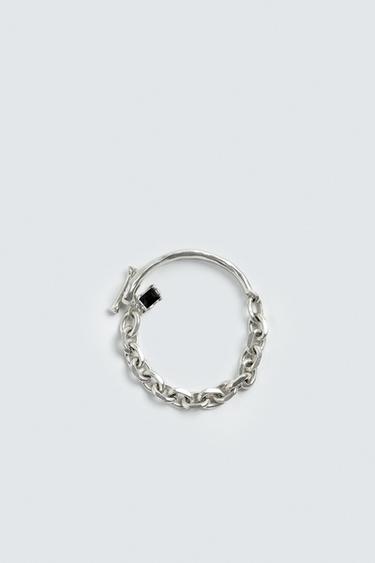 CONTRAST CHAIN LINK BRACELET - Silver by Zara