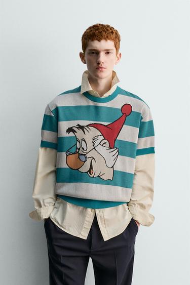 KNITTED T-SHIRT MR. SMEE PETER PAN HARRY LAMBERT FOR ZARA X DISNEY - Light turquoise by Zara