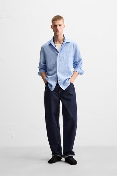 STRIPED FLOWING SHIRT - striped by Zara - Image 0