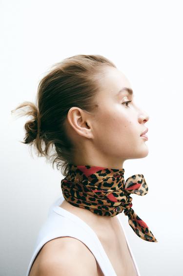ANIMAL PRINT MODAL SCARF - Leopard by Zara - Image 0