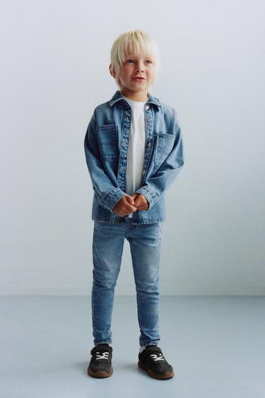 BASIC SKINNY JEANS - Mid-blue by Zara