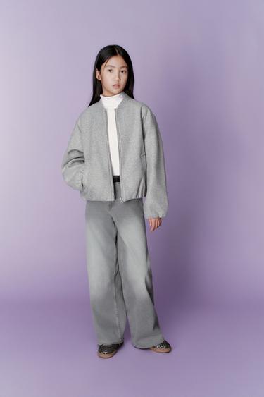 SOFT BOMBER JACKET - Light grey by Zara