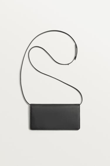 XL LEATHER WALLET - Black by Zara