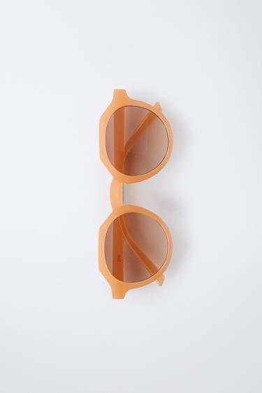 TRANSLUCENT FRAME SUNGLASSES - Orange by Zara