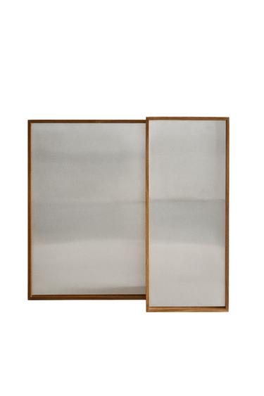 MAGNETIC BOARD WITH WOODEN FRAME - Cream by Zara