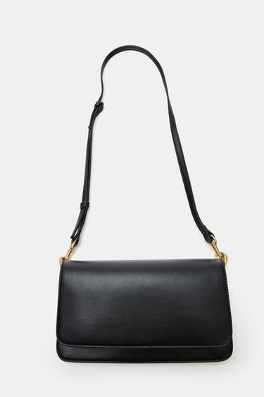 CROSSBODY BAG WITH CONTRAST STRAP - Black by Zara