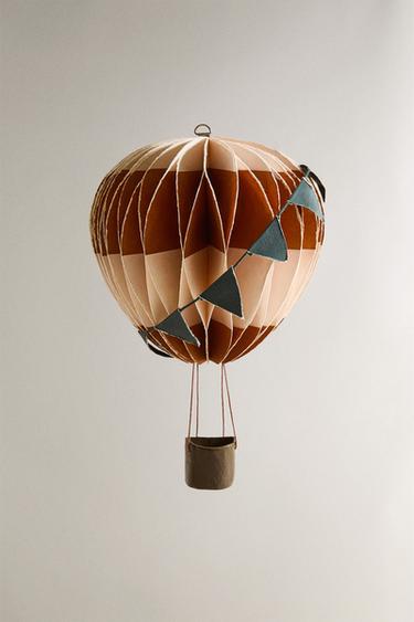 COLOURED PAPER WALL BALLOON (16 CM) - Multicoloured by Zara