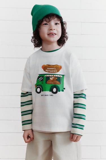 PRINTED T-SHIRT - White by Zara