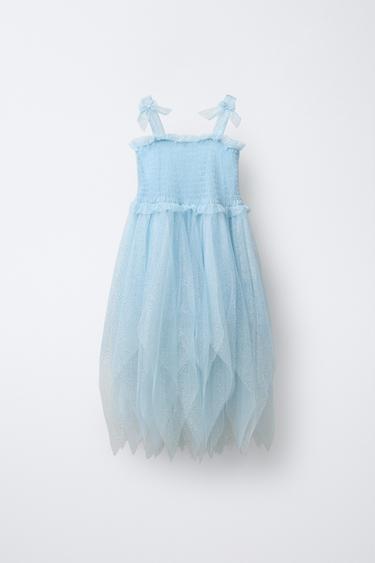 FOREST FAIRY TULLE COSTUME DRESS - Blue by Zara