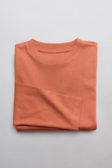 BASIC T-SHIRT - Salmon by Zara