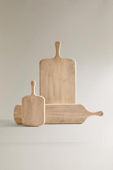 MANGO WOOD CHOPPING BOARD - Light beige by Zara