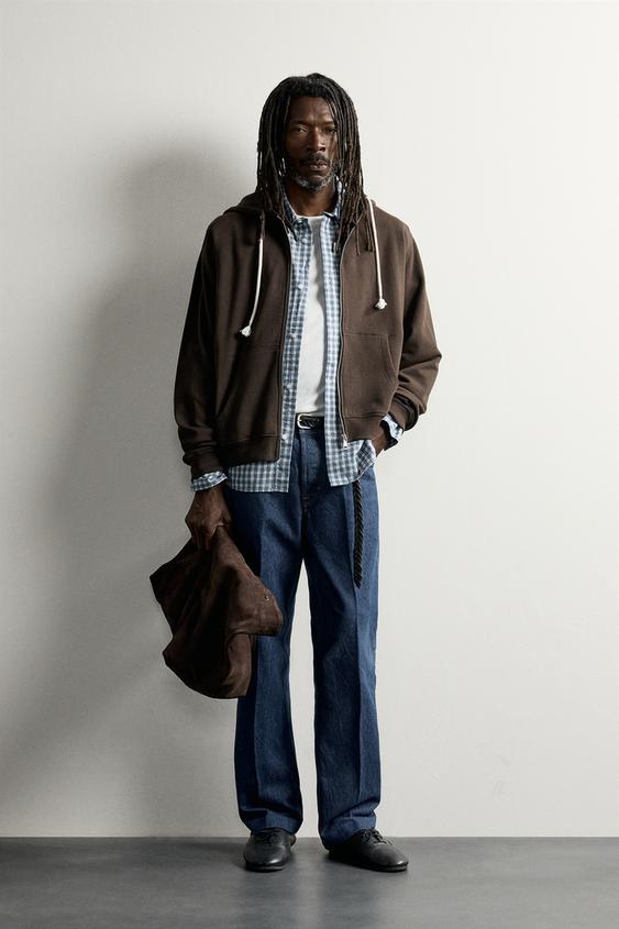 AARON LEVINE X ZARA RELAXED FIT HOODIE - Brown by Zara - Image 0