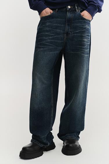 BAGGY FIT JEANS - Blue by Zara