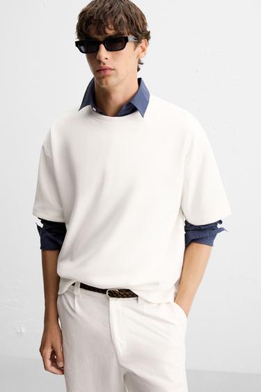 RAISED PRINT SWEATSHIRT - White by Zara
