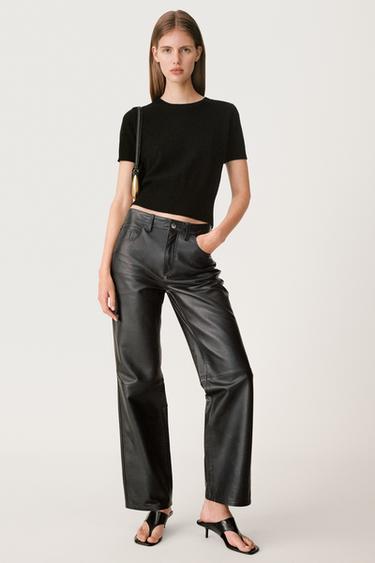CASHMERE SHORT SLEEVE SWEATER 50TH ANNIVERSARY - Black by Zara