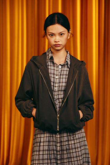 HOODIE - Dark grey by Zara