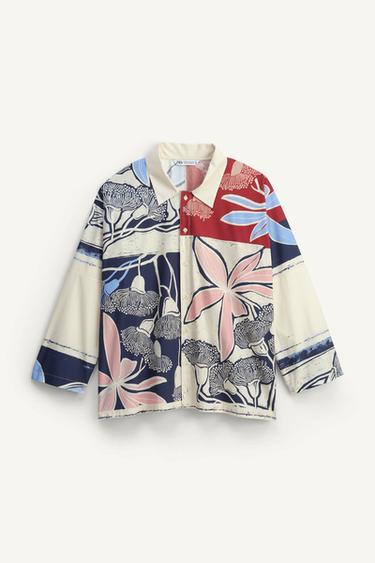 LIMITED EDITION FLORAL PRINT SHIRT - Printed by Zara