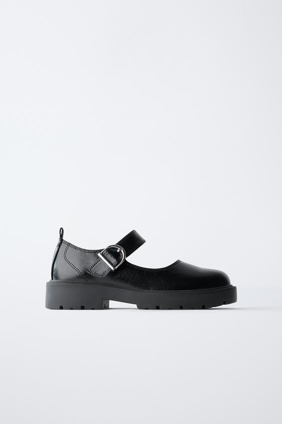 TRACK BALLERINAS - Black by Zara - Image 0