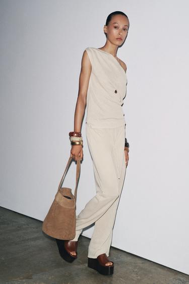 KNIT CULOTTES - Sand by Zara