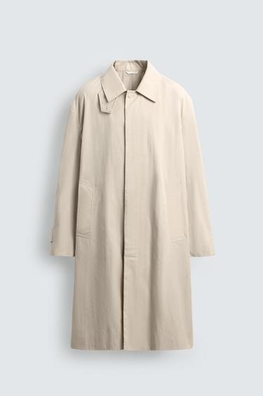 REGULAR FIT TRENCH COAT - Beige by Zara