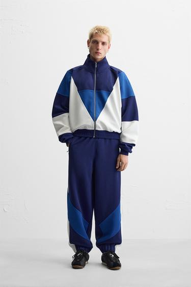 RETRO FOOTBALL TROUSERS - Blue by Zara - Image 0