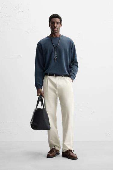 SOFT WASHED SWEATSHIRT - Blue by Zara - Image 0
