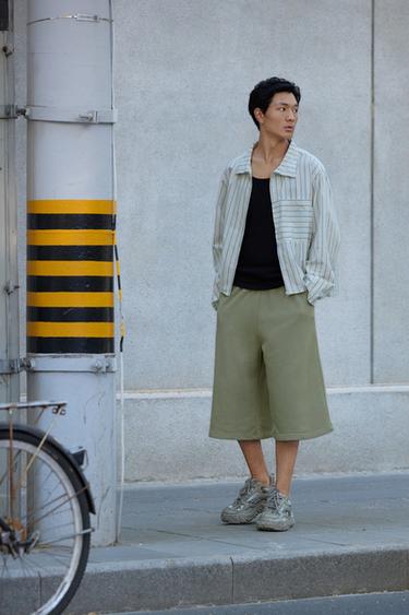 STRIPED BOXY FIT SHIRT - White by Zara