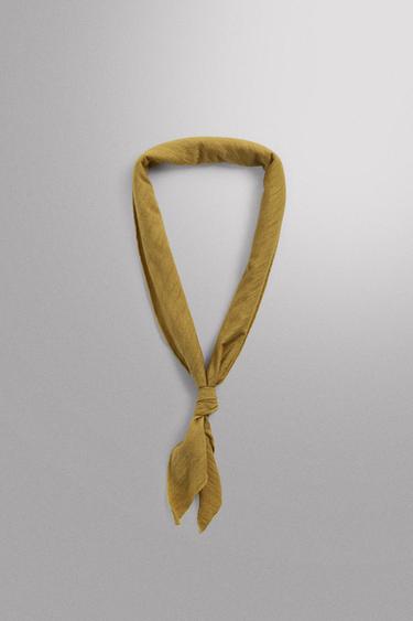 WOOL BLEND BANDANA - Oil by Zara