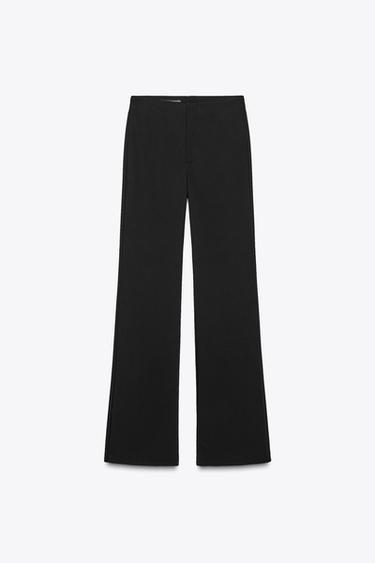 FLARE TROUSERS - Black by Zara