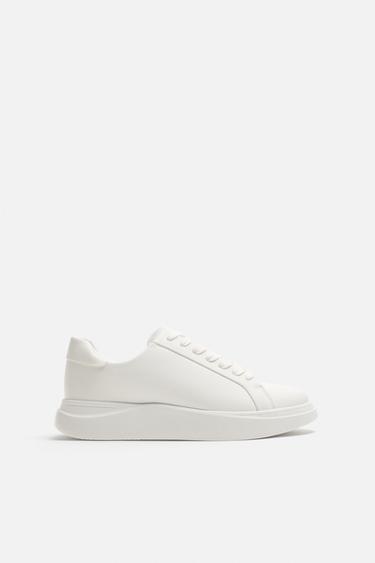 CHUNKY MONOCHROME TRAINERS - White by Zara