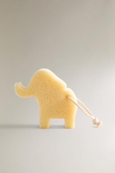 CHILDREN'S ELEPHANT SPONGE - Light beige by Zara