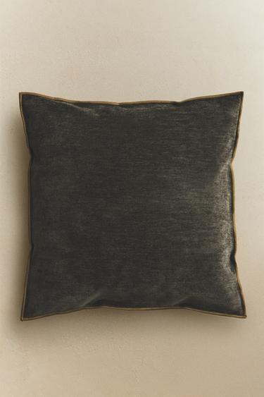 CHENILLE CUSHION COVER - Blue by Zara