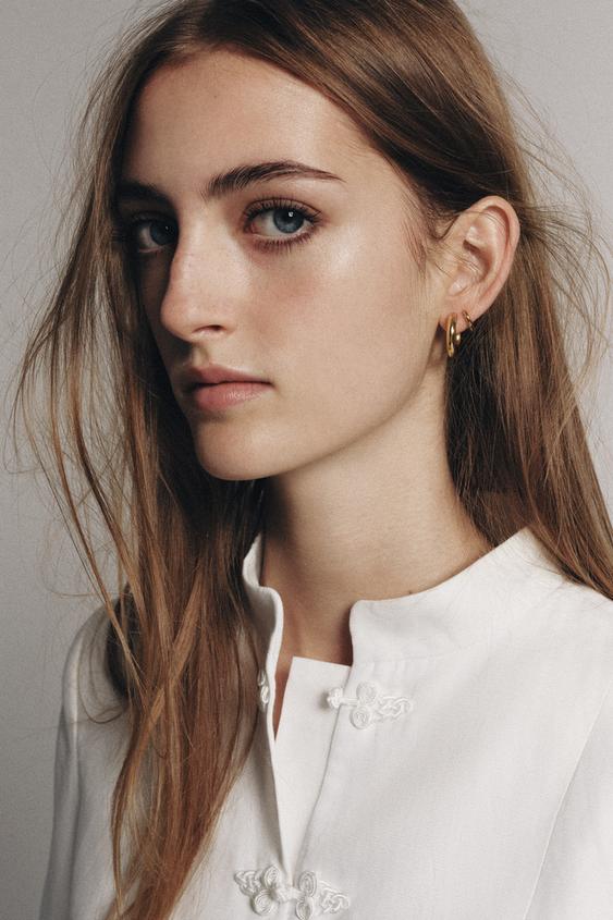 STAINLESS STEEL HOOP EARRING PACK - Golden by Zara - Image 0