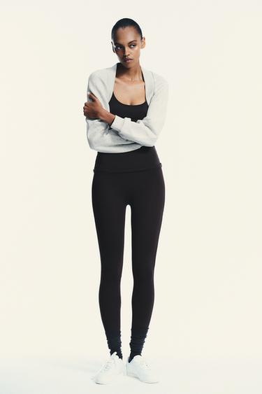 TOWELLING ARM WARMERS - Grey marl by Zara