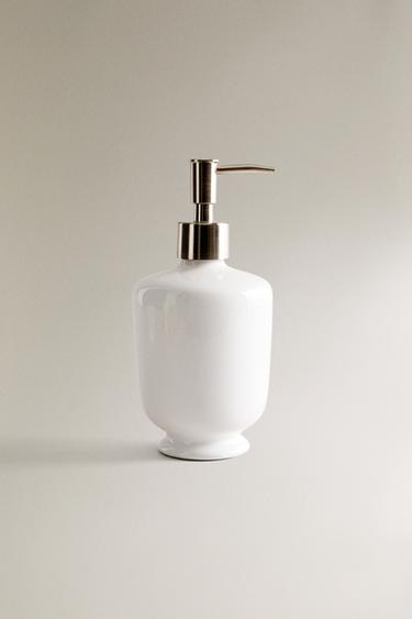 CERAMIC SOAP DISPENSER - White by Zara - Image 0