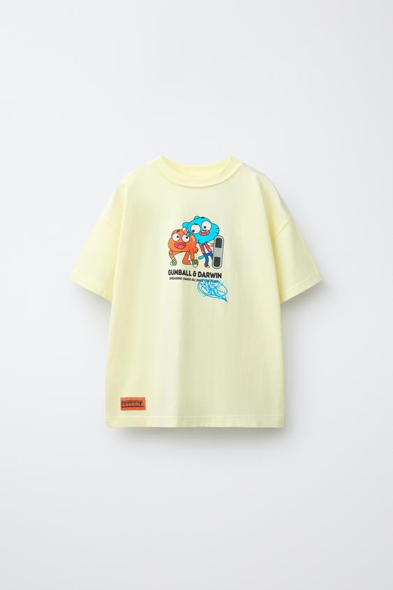 GUMBALL CARTOON NETWORK™ PRINT T-SHIRT - Yellow by Zara - Image 0