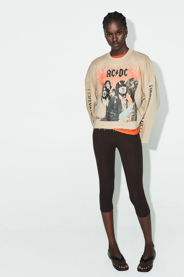 AC/DC ® SWEATSHIRT - Beige by Zara