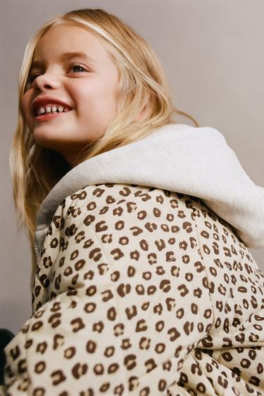 ANIMAL PRINT PUFFER JACKET - Leopard by Zara