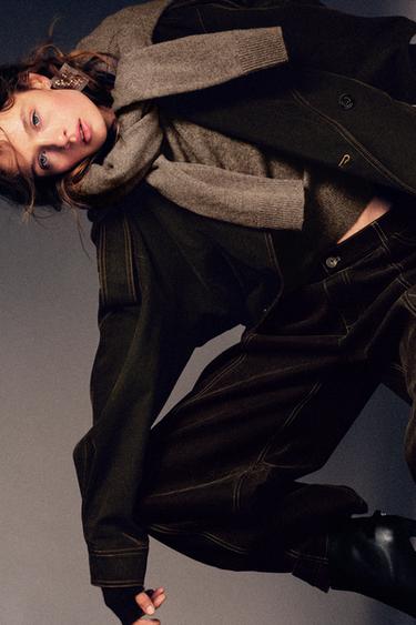 RHOMBUS MESH EARRINGS - Silver by Zara