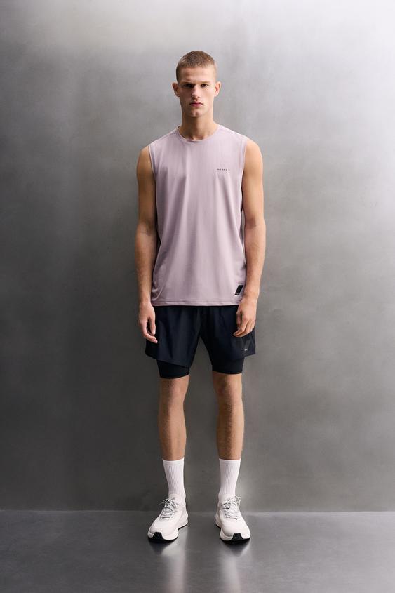 BASIC TECHNICAL TANK TOP - Pale pink by Zara - Image 0